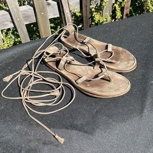 Madewell Gladiator Wrap Sandals